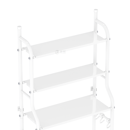Etager de Salle de Bain, Meuble de Rangement au-Dessus des Toilette