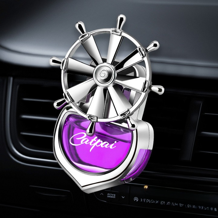 2 Désodorisants de voiture rotatif avec ventilateur